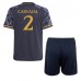 Real Madrid Daniel Carvajal #2 Barnkläder Borta matchtröja till baby 2023-24 Kortärmad (+ Korta byxor) Billigt
